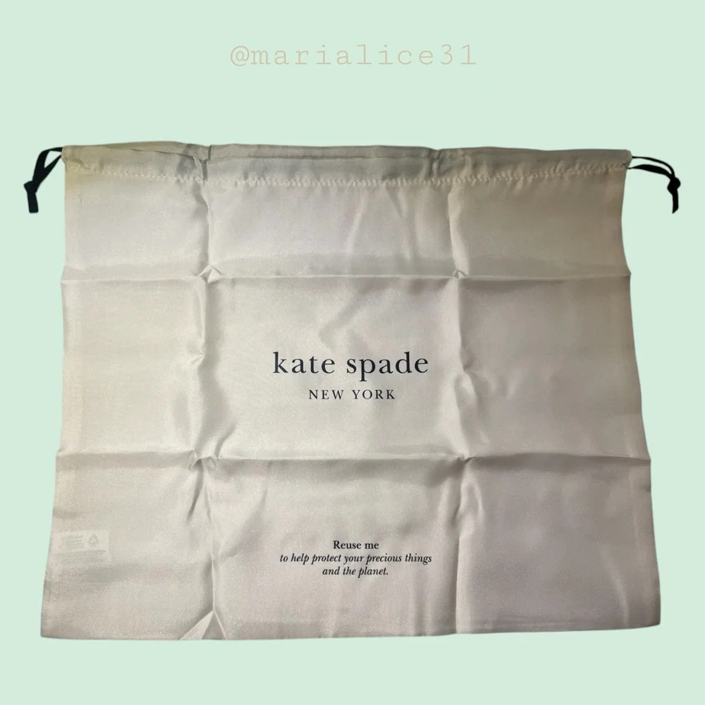 ♠️Kate Spade Storage Bag Slip Silky 11.75” x 13.75”. New/ never used.